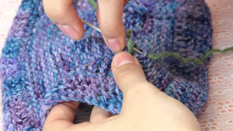 DIY Repairing a Knit Blanket : Knitting Tips & Lessons