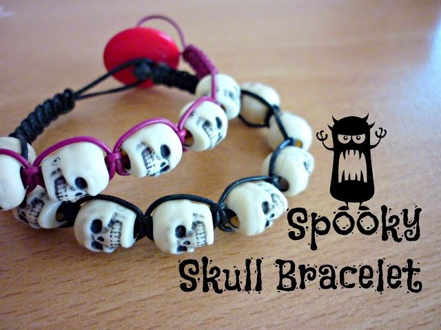 DIY Spooky Skull Bracelet ¦ The Corner of Craft