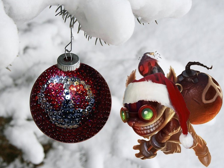 DIY Tutorial - bomb(k)a choinkowa Ziggs ♥