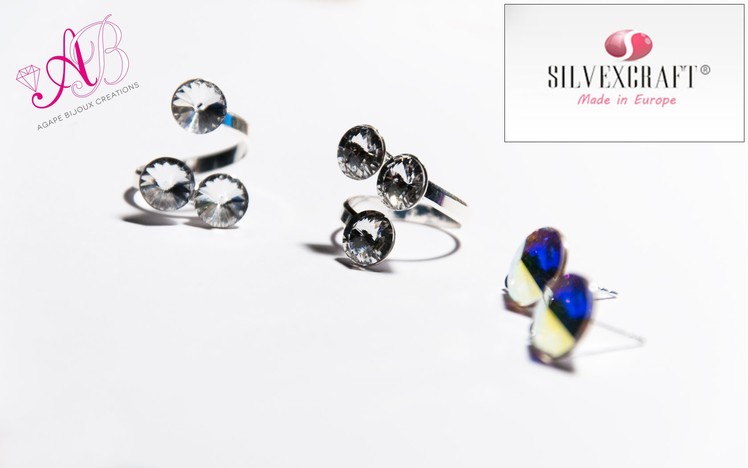 DIY Tutorial | Come assemblare un anello in argento 925 e cristalli swarovski - Silvexcraft