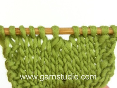 DROPS Knitting Tutorial: How to decrease by knit 4 twisted stitches together.