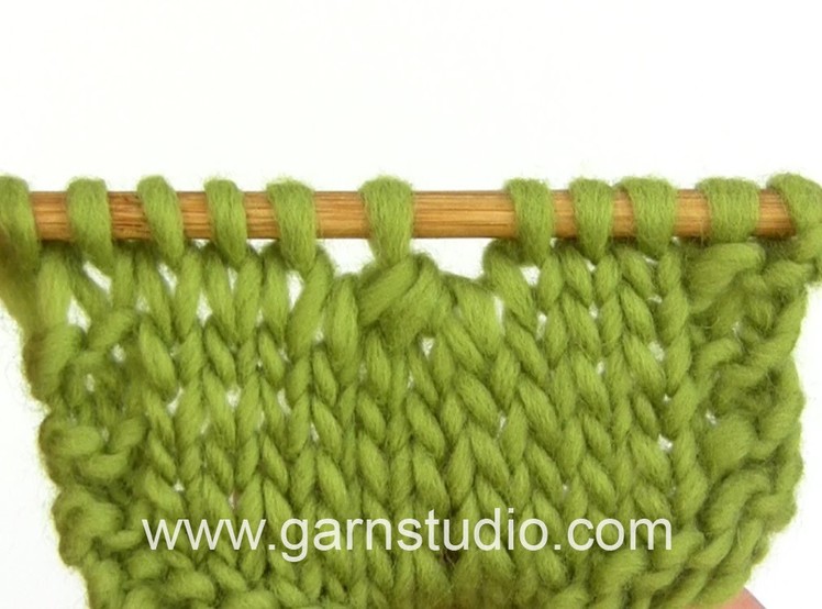 DROPS Knitting Tutorial: How to decrease by knit 4 twisted stitches together.