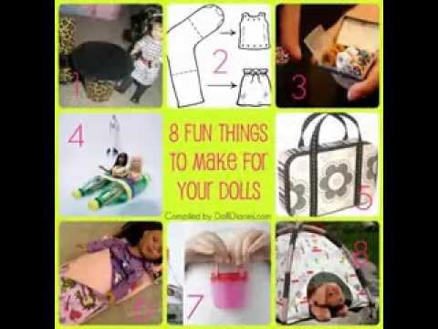 Easy DIY american girl doll craft ideas