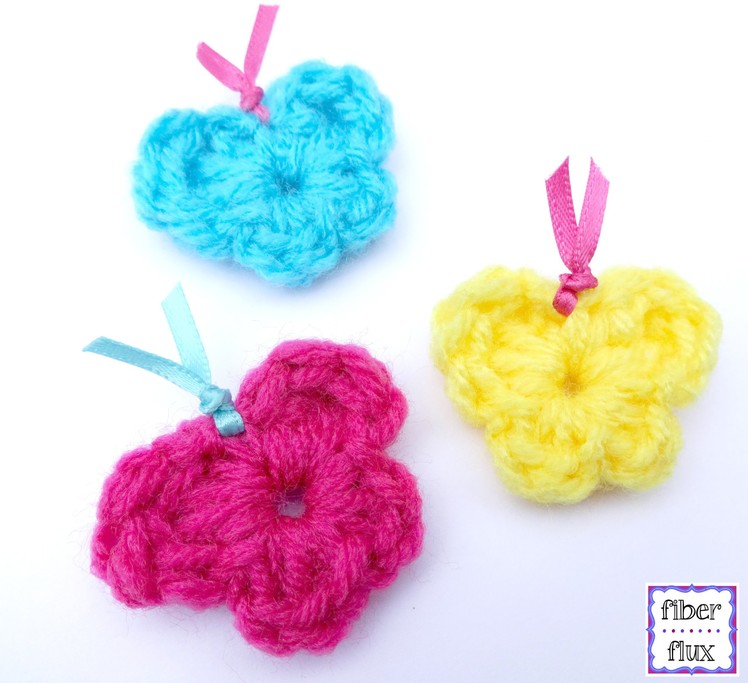 Episode 189: How To Crochet One Round Butterflies