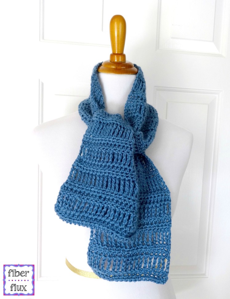 Episode 198: How to Crochet the April Showers Scarf