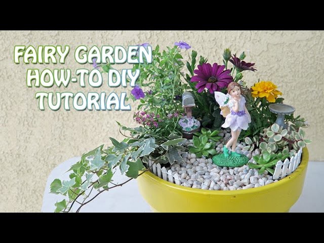 FAIRY GARDEN - HOW TO DIY TUTORIAL - CC