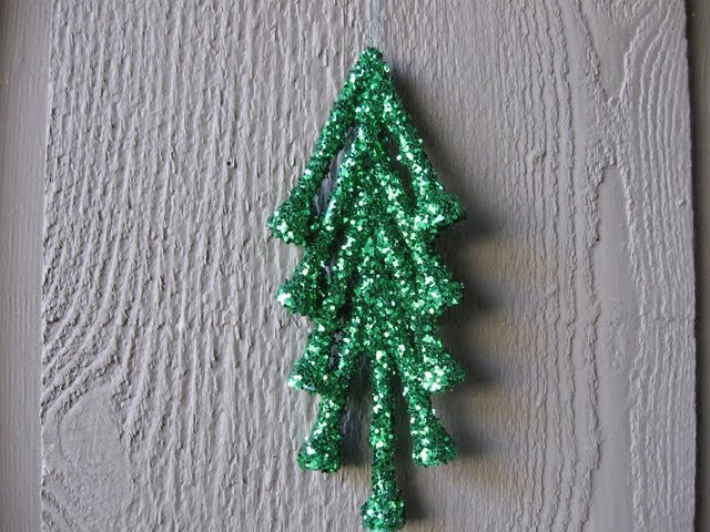 Golf Tee Glitter Christmas Tree Craft Tutorial