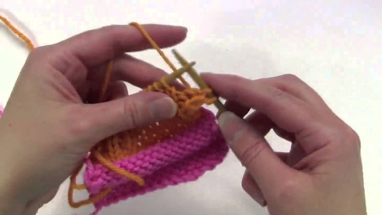 How I Knit - Tutorial - Knitting Blooms