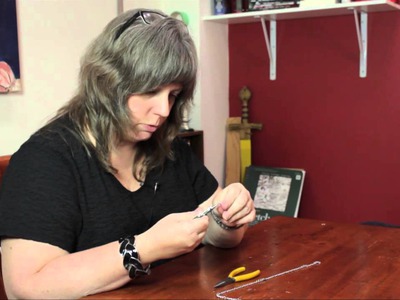 How to Attach a Chain to Beading Wire : DIY Craft Projects