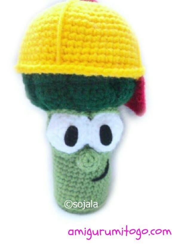 How To Crochet A Character Asparagus