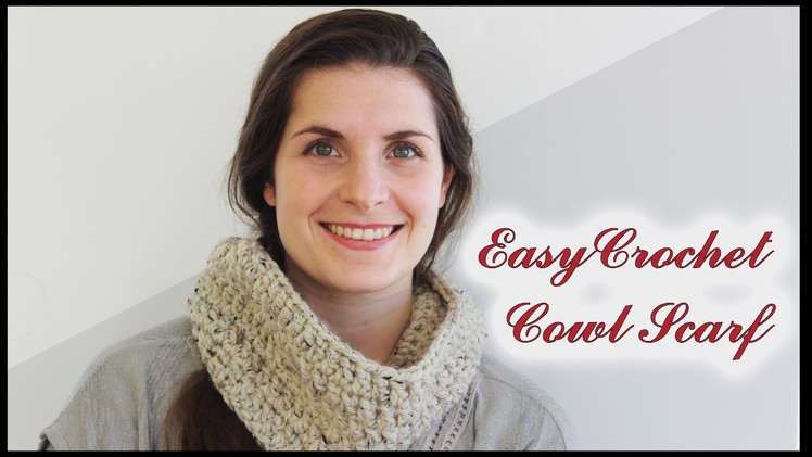 How to Crochet a Cowl Scarf
