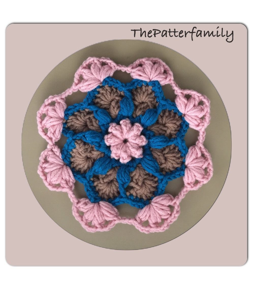 How to Crochet a Flower Pattern #51 │by ThePatterfamily