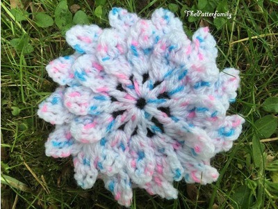 How to Crochet a Flower Pattern #68│by ThePatterfamily