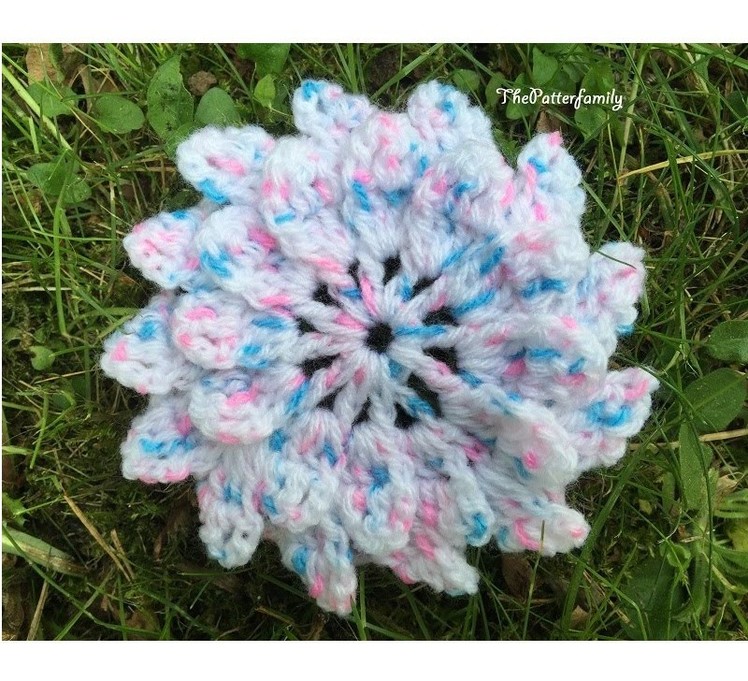 How to Crochet a Flower Pattern #68│by ThePatterfamily