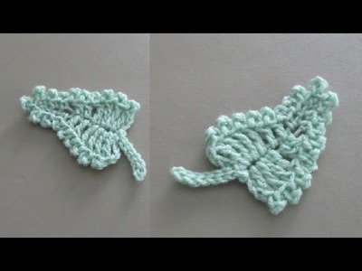 How to Crochet a Leaf Pattern #2 by ThePatterfamily