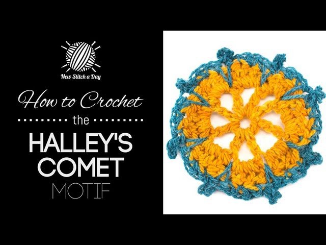 How to Crochet the Halley's Comet Motif Stitch