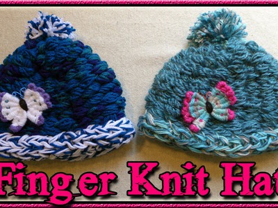 How To Finger Knit A Hat