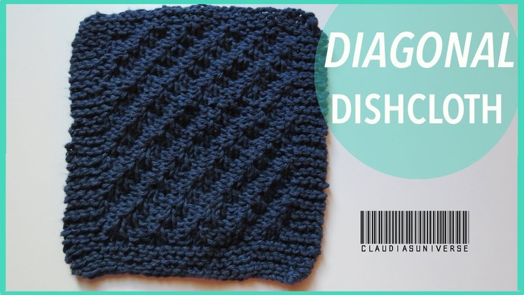 How to Knit a Diagonal Dishcloth