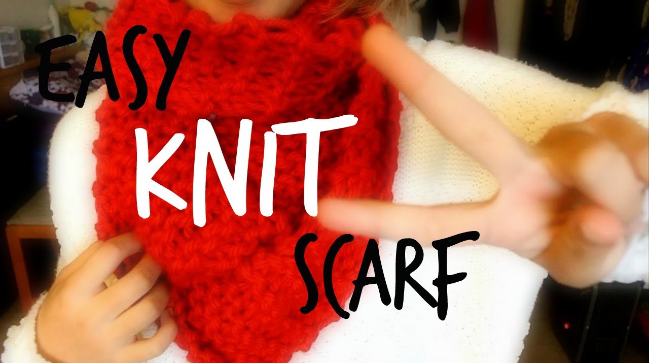 How to: Knit an Easy Chunky Scarf