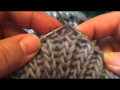 How to Knit Fisherman's Rib in the Round