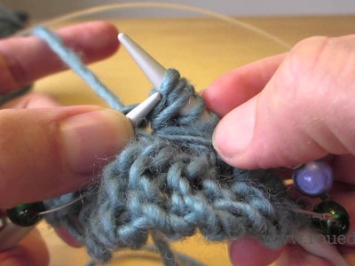 How to knit increase stitch: 3into9. 9into3