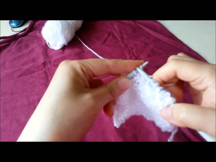 How to knit sand stitches