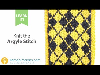 How To Knit the Argyle Stitch