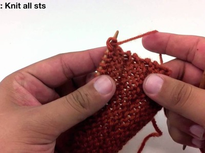 How to Knit the Purl Ridge Stitch