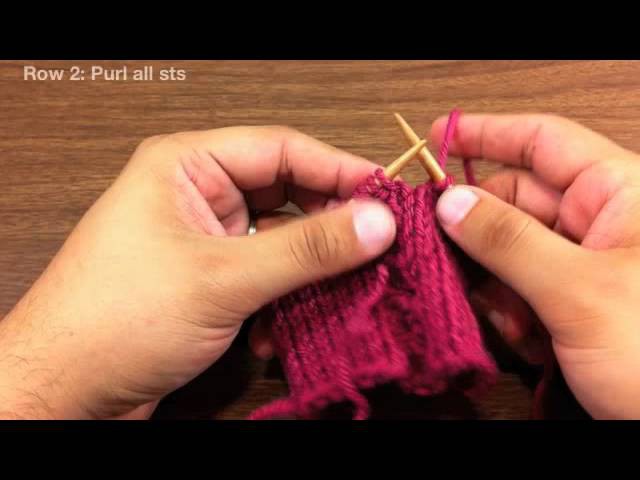 How to Knit the Raised Circle Cable Stitch (English Style)