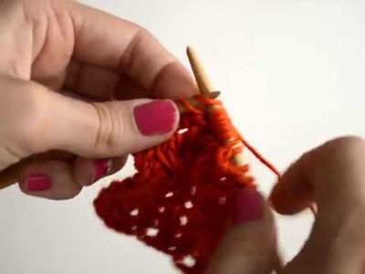 How to knit the Spine Stitch | We Are Knitters