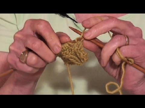 How to Knit Tightly Using Continental Knitting : Knitting