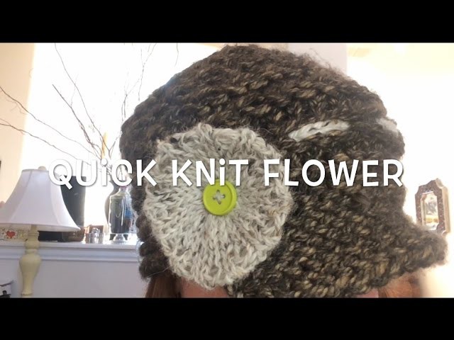 How to Loom Knit a Quick Knit Flower | Loom Along