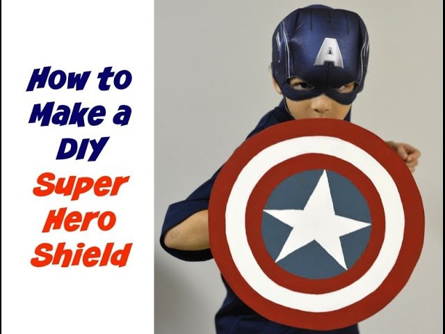 How to Make a DIY Super Hero Shield - DIY Tutorial: Thrift Diving