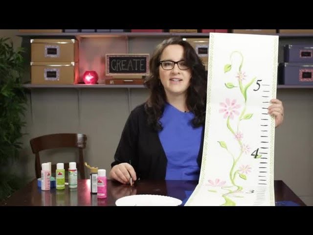 How to Make a Painted Growth Chart : Craft Projects With Paint