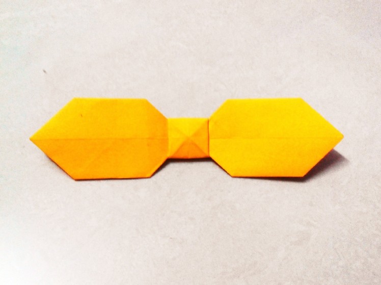 How to make an origami paper bow tie | Origami. Paper Folding Craft, Videos and Tutorials.