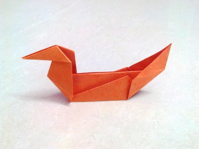 How to make an origami paper duck - 1 | Origami. Paper Folding Craft, Videos and Tutorials.