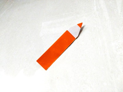 How to make an origami paper pencil | Origami. Paper Folding Craft, Videos & Tutorials.