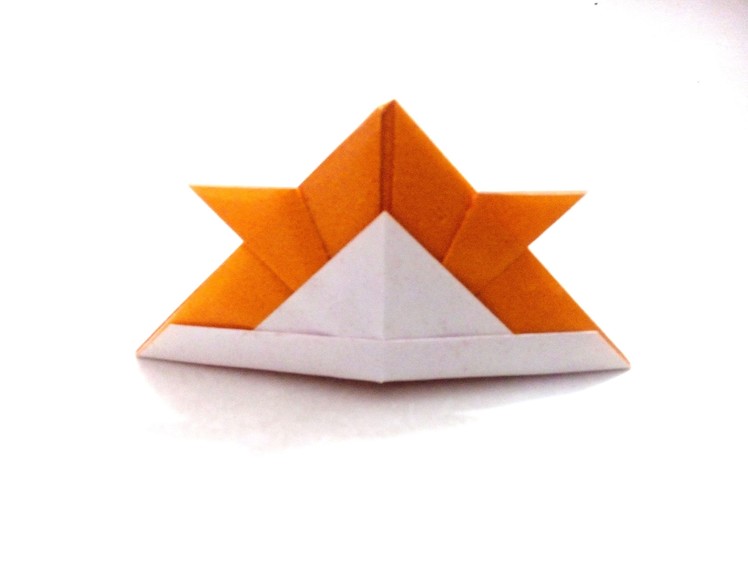 How to make an origami paper samurai helmet | Origami. Paper Folding Craft, Videos and Tutorials.