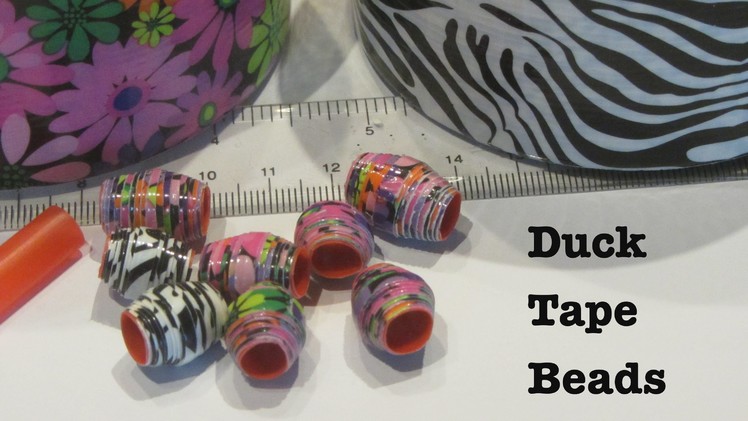 How to Make Duck Tape Beads Craft Ideas Tutorial
