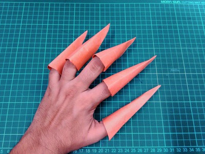 How to make origami paper claws | Origami. Paper Folding Craft, Videos and Tutorials.