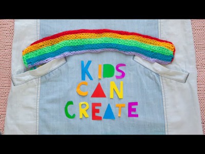 KIDS CAN CREATE: How to cast on in knitting. Featuring Kaitlin, 12 yrs