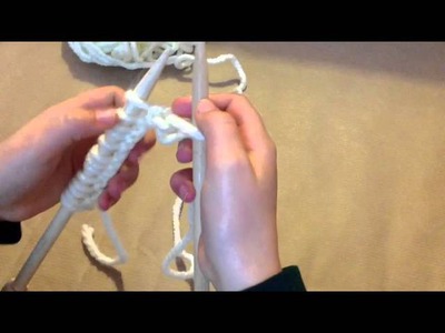 Knitted Scarf Craft Tutorial