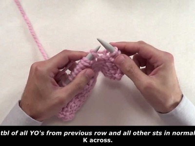 KNITTING HOW-TO: Knit Through Back Loop [K tbl]