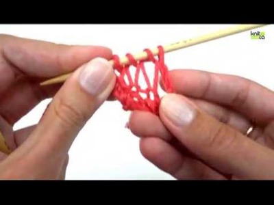 Knitting how to - Knitting stitch with 2, 3 and 4 wraps