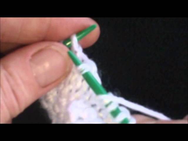 Knitting tutorial how to make holes (on purpose)