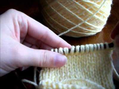 Left Handed Knitting: The Basics, Changing Yarn