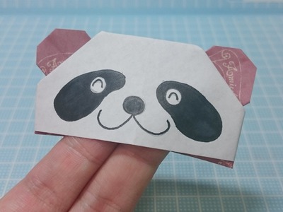 Origami Paper Crafts DIY! Finger Puppet Panda