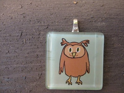 Owl Artwork Pendant Craft Tutorial