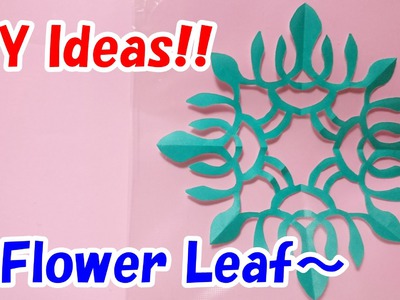 Paper Crafts DIY Ideas! How To Make Origami,Kirigami Flower Leaf
