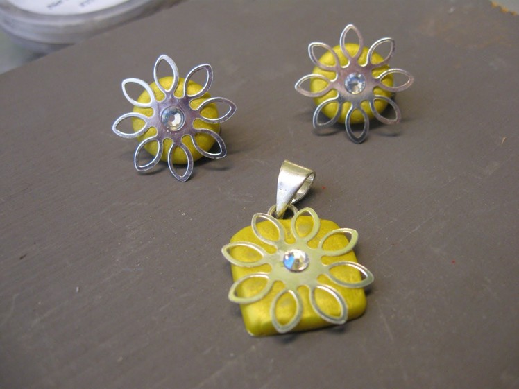Pendant and Earrings Craft Tutorial